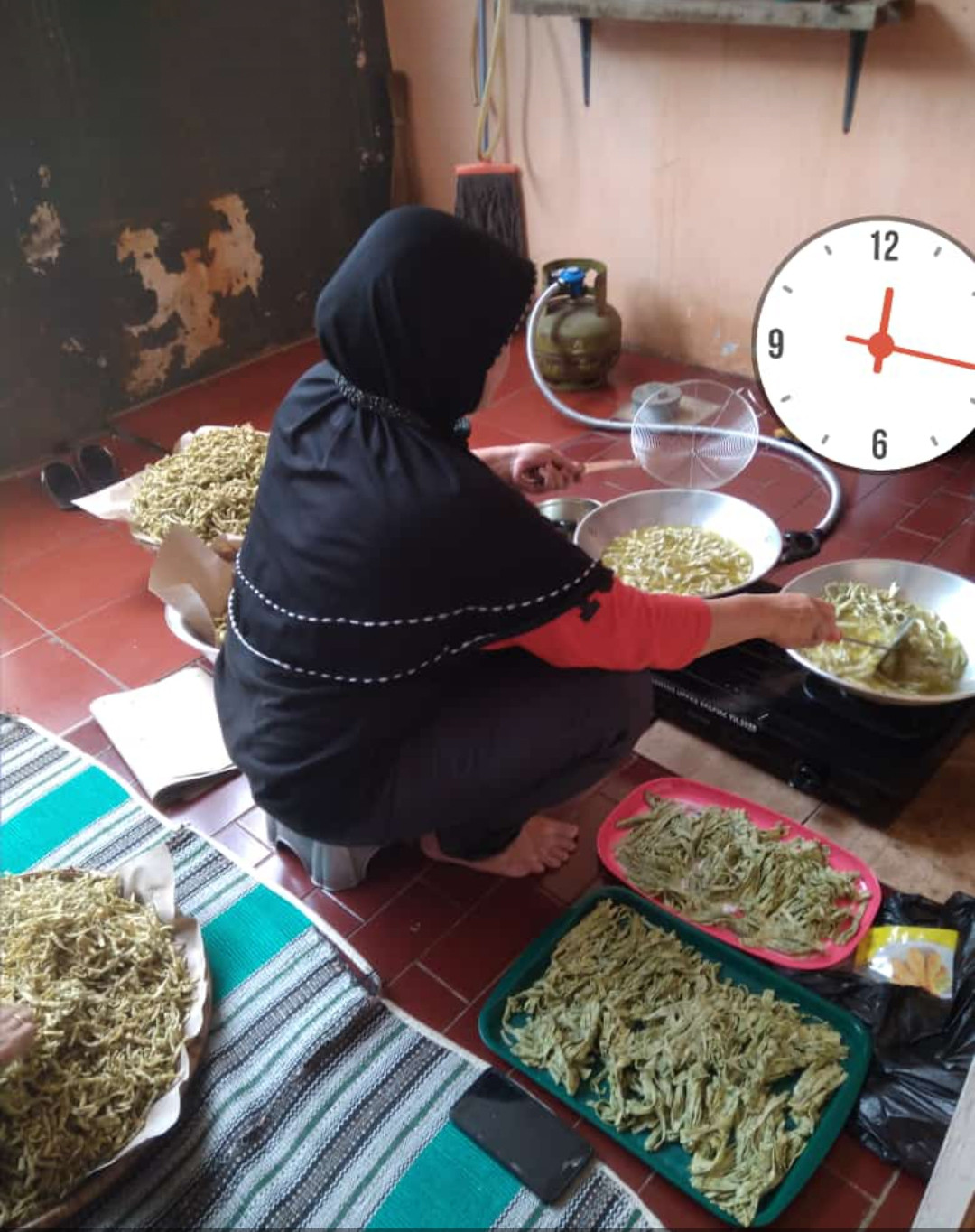 Produksi sistik bayam